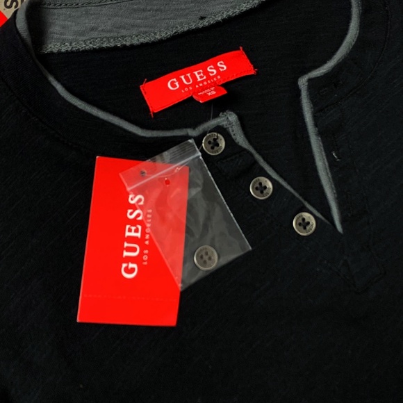 GUESS Factory long sleeve Vance Logo New - Picture 10 of 11